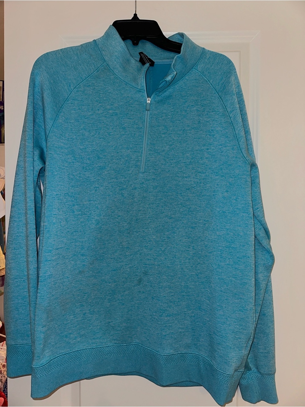 Men's Nike Quarter-Zip Pullover Sweater - Blue